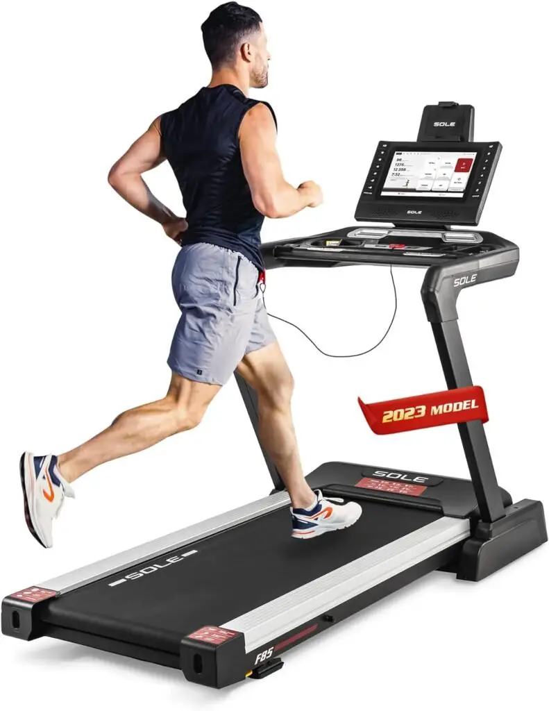 The Best Treadmills for People 350+ lbs: A Comparison
SOLE Fitness F63, F65, F80, F85, TT8 Treadmill with Incline, Bluetooth, Foldable Treadmill Option, Treadmills for Home, Work from Home Fitness, Running and Walking Treadmill
